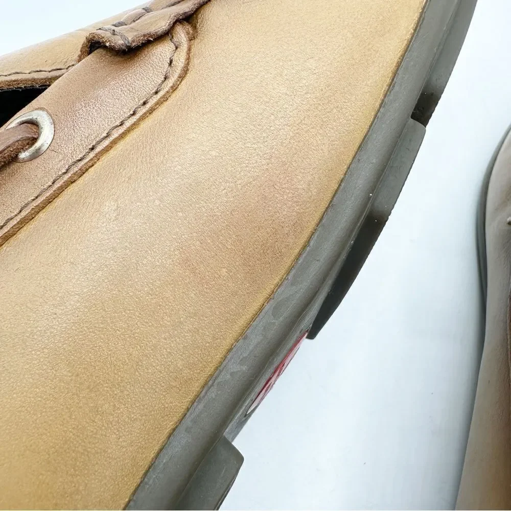 MJNY Marc Joseph Tan Plain Slip-On Driving‎ Moccasin Sz 10